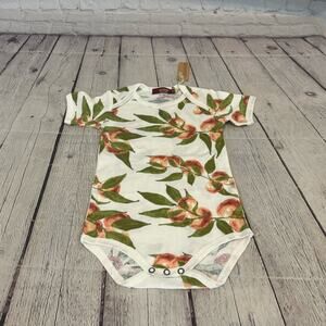 MIlkbarn Floral Pattern Baby Bodysuit